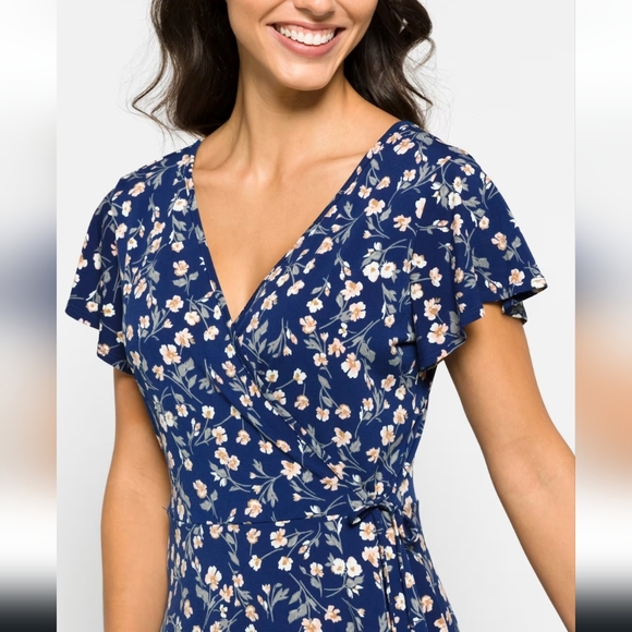 Floral Wrap Dress - Picture 3 of 3